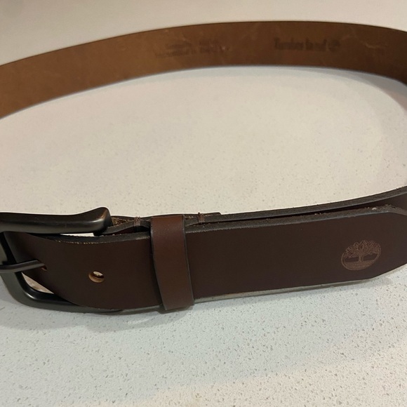 NWT Timberland Genuine Leather Men’s Belt Size 36 - Picture 5 of 7
